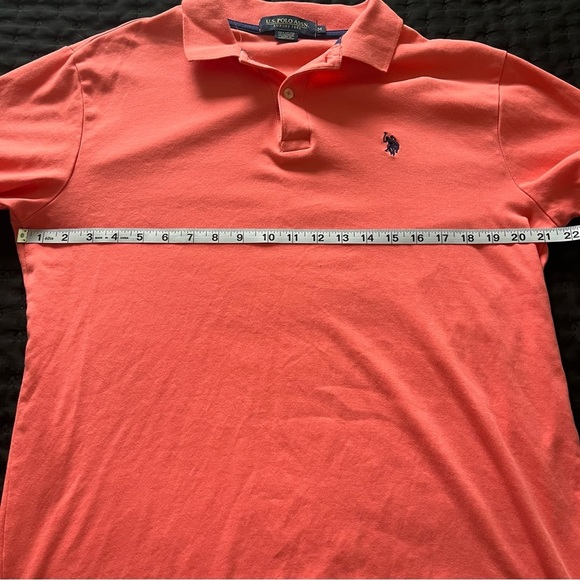 US Polo Association Pure Cotton Collar Slim Fit Polo T-shirt Size M - Picture 6 of 7